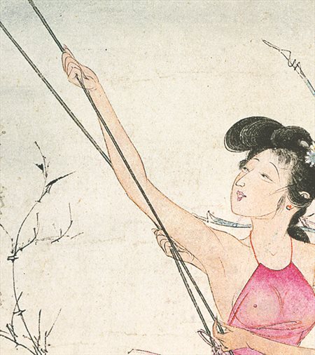 灌南-胡也佛的仕女画和最知名的金瓶梅秘戏图